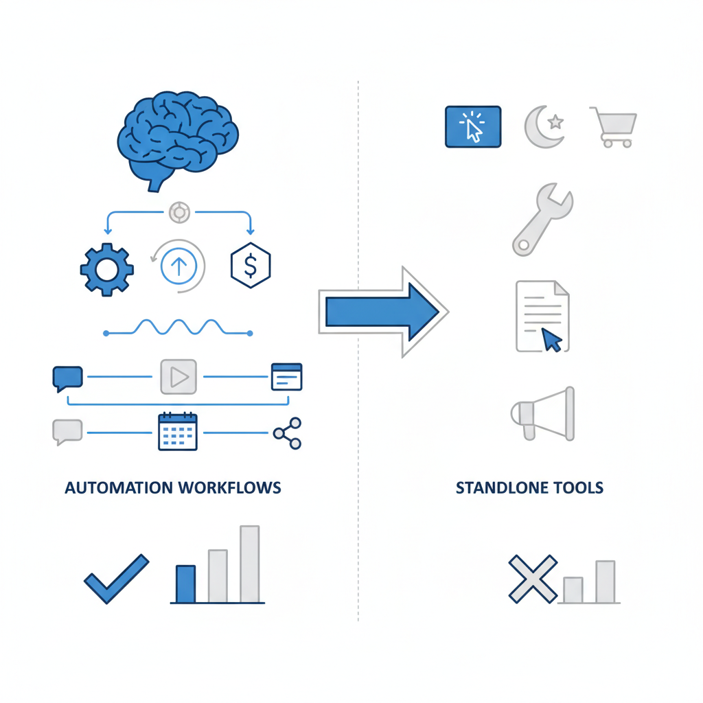 Side-by-Side Comparison: ChatGPT Automation Workflows vs. Standalone Tools